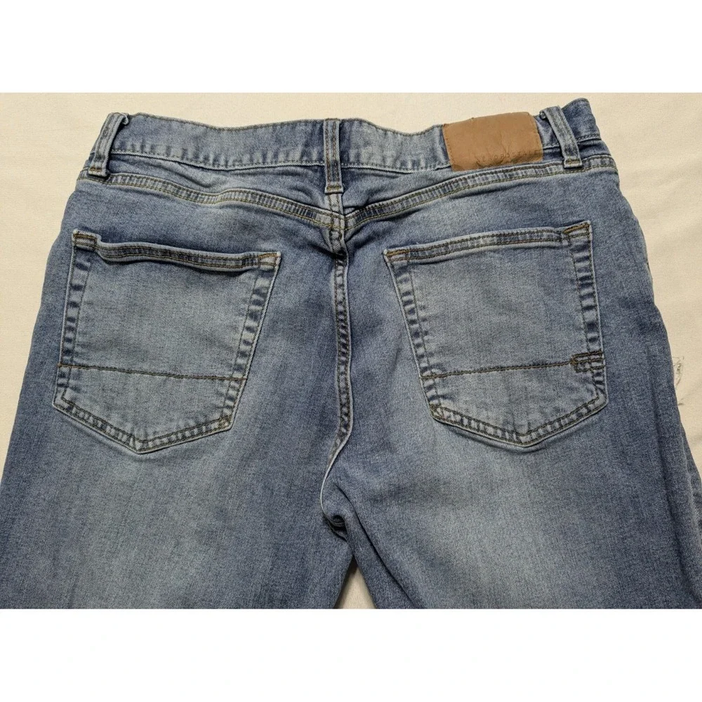 AEROPOSTALE SLIM Men 32X32 Distressed Stretch Denim Blue‎ Jeans